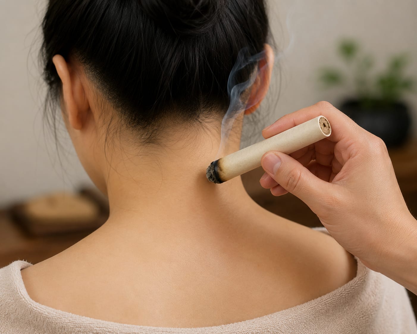 Moxibustion — moxa warming therapy at Vireya Wellness, Marylebone